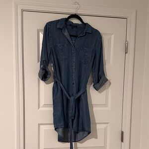 Velvet Heart Blue Midi Dress